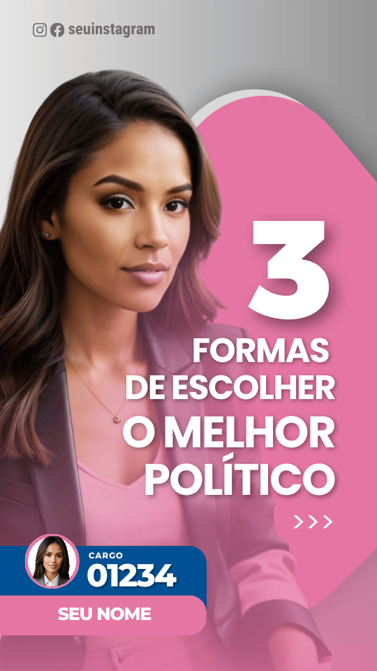 Pack Campanha Politica Eleitoral Design Completo Canva Criativos Instagram e Facebook KitPolitico Partidos de Mulheres União Brasil PLMulher Democratas Mulher PRTB Mulher Rosa e Azul